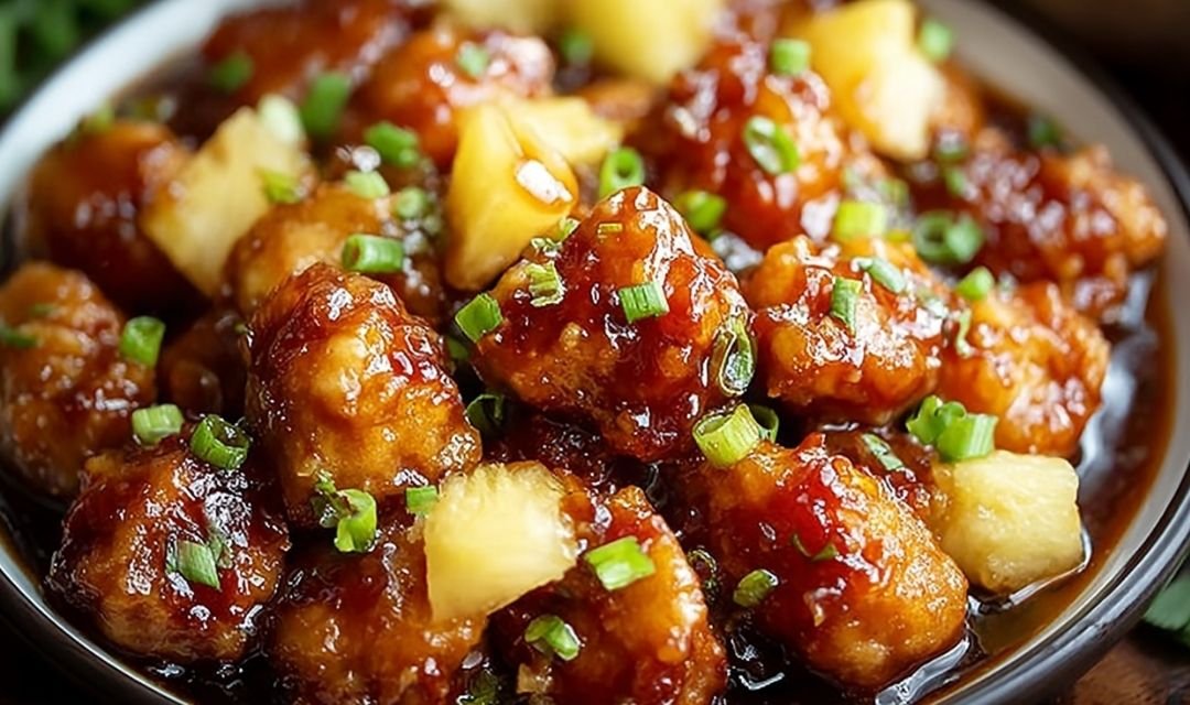 Brown sugar pineapple chicken