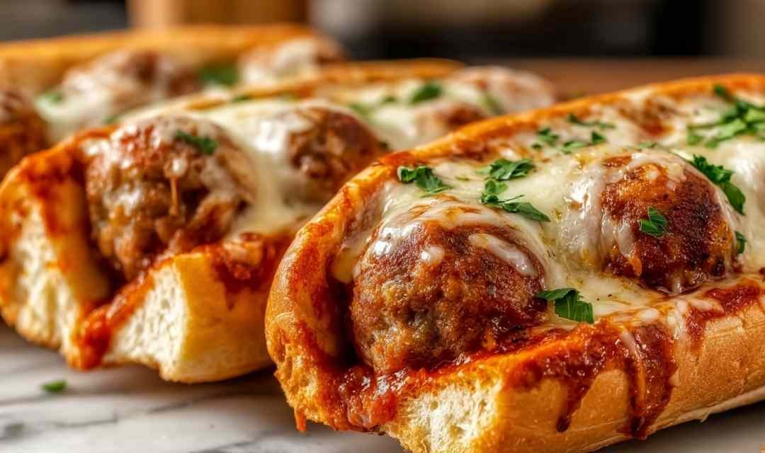 Cheesy Meatball Subs