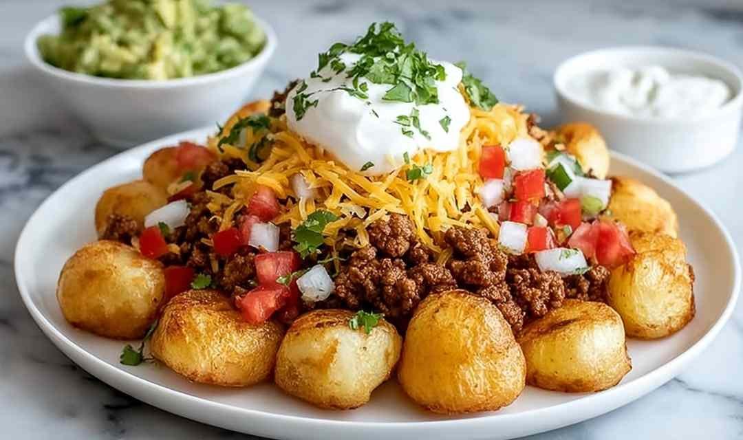 Cheesy Taco Potatoes