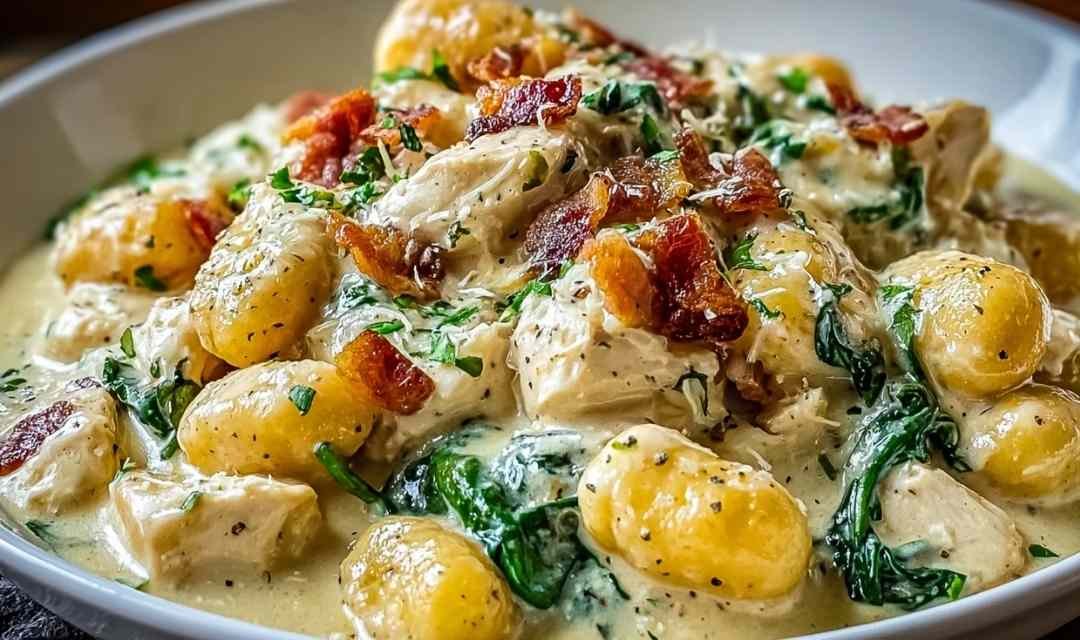 Creamy Crack Chicken Gnocchi