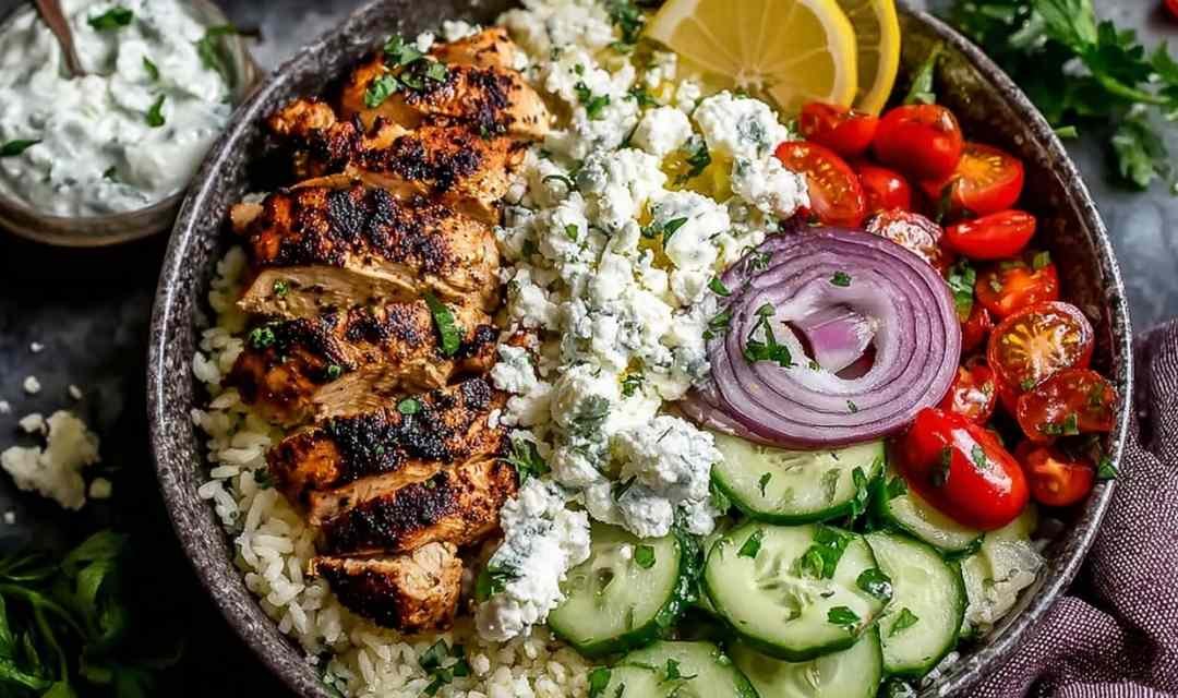 Greek Chicken Bowls