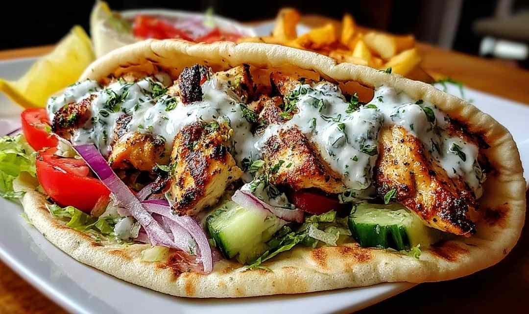 Greek Chicken Gyros