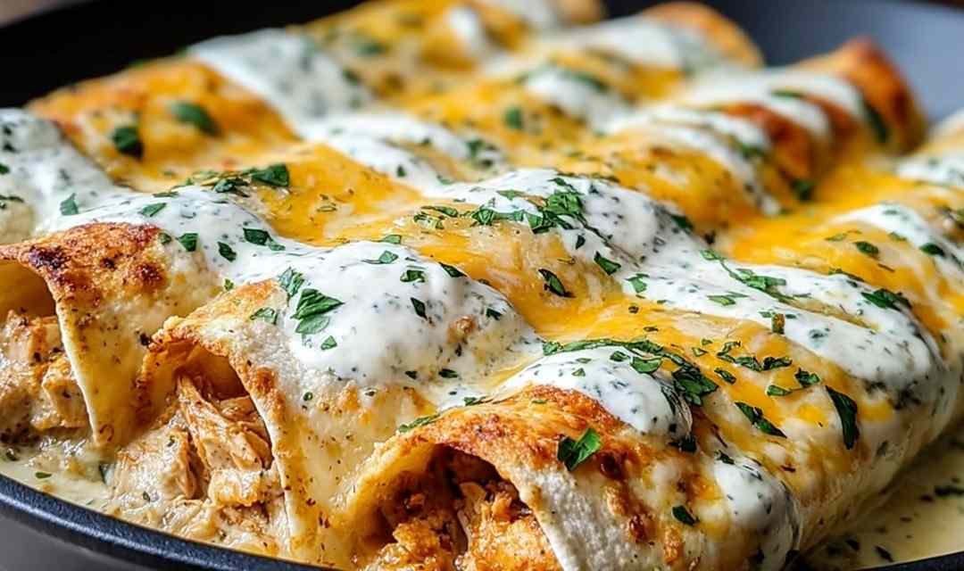 High protein chicken enchiladas