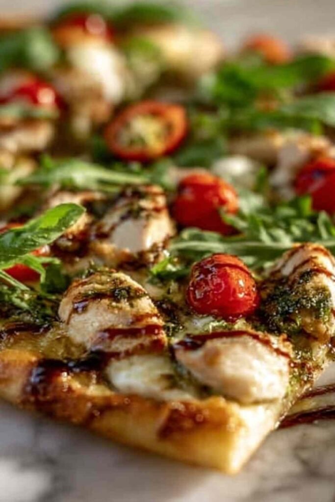 pesto-chicken-flatbread-recipe-easy-weeknight-dinner