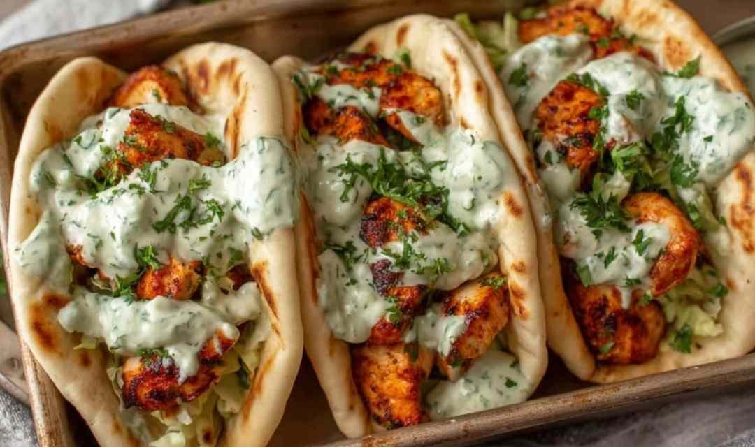 Sheet Pan Chicken Pitas
