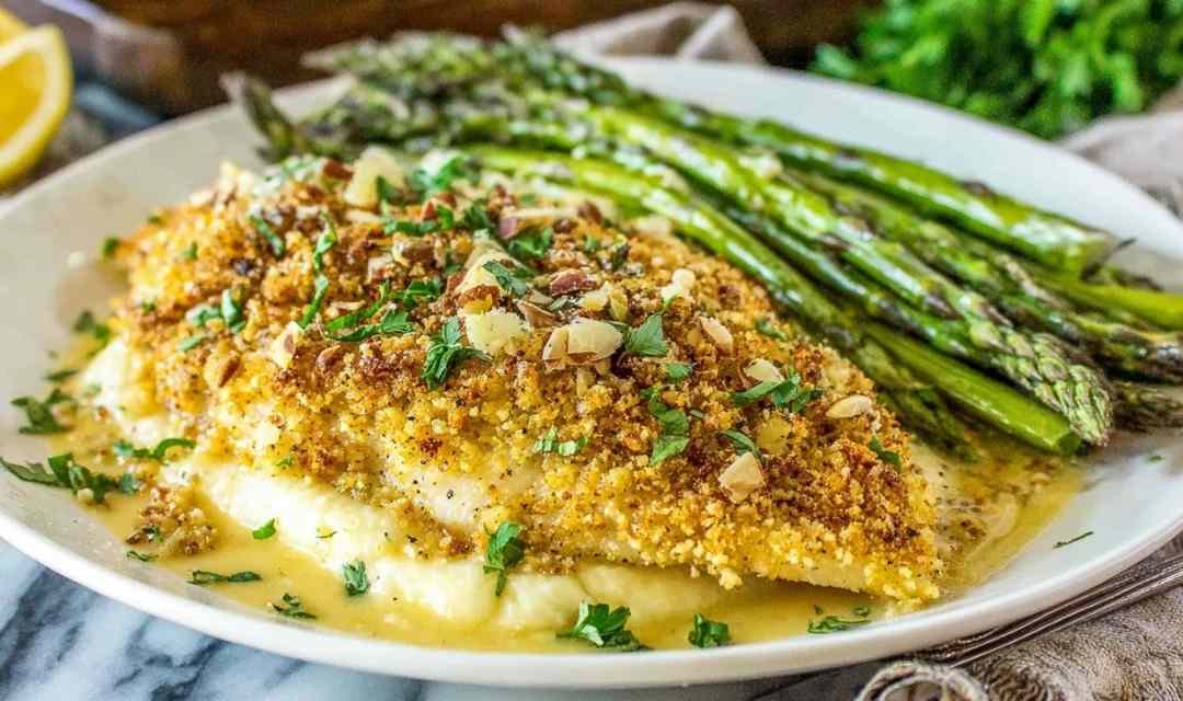 Almond-Crusted Honey Dijon Tilapia