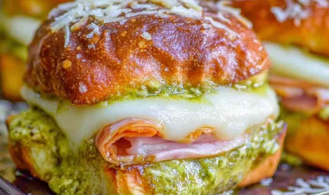 Canadian Bacon and Havarti Cheese Sliders