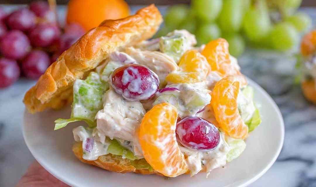 Chicken salad with mandarin oranges