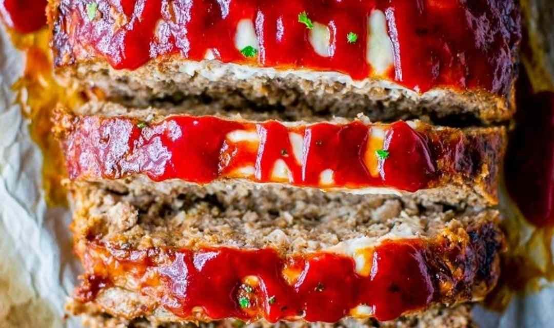 Cream cheese stuffed meatloaf