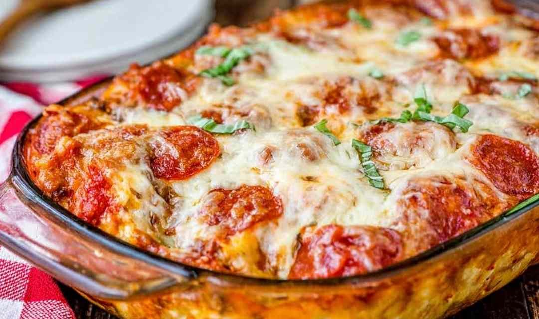 Easy pizza casserole