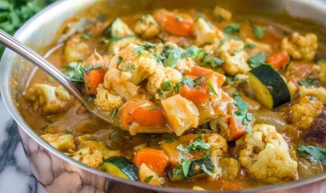 One pot vegetable curry