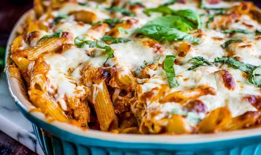 penne and mozzarella casserole